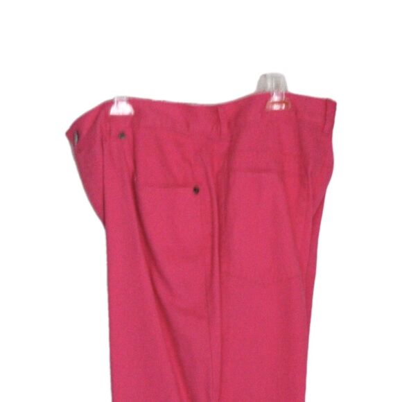 Evan Picone Twill Pants Straight Leg Pink High Waist 5 Pocket Size 10 NWT - Picture 5 of 13